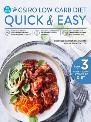 cover image of The CSIRO Low-Carb Diet Quick & Easy